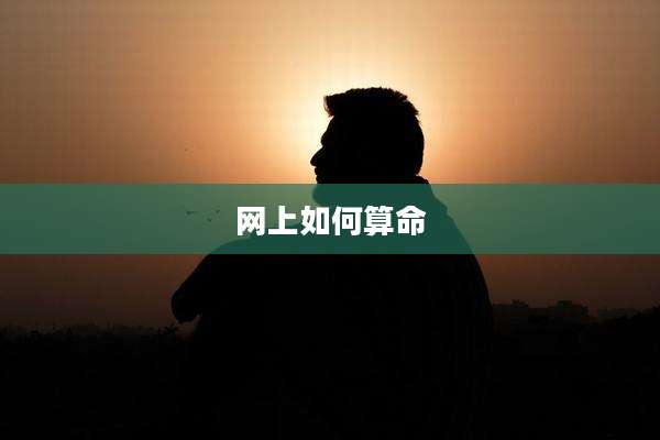 网上如何算命