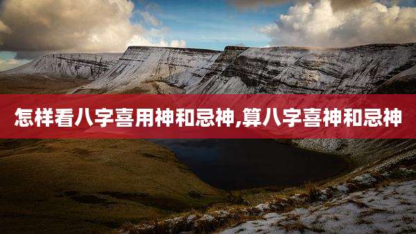 怎样看八字喜用神和忌神,算八字喜神和忌神