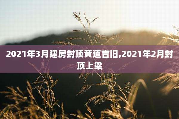2021年3月建房封顶黄道吉旧,2021年2月封顶上梁
