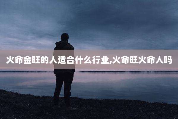 火命金旺的人适合什么行业,火命旺火命人吗