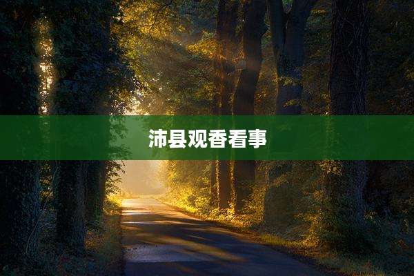 沛县观香看事