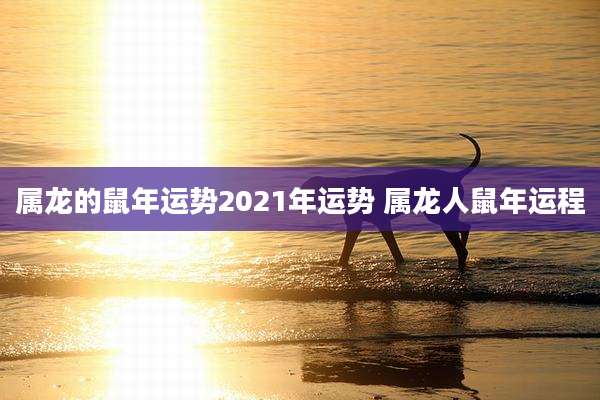 属龙的鼠年运势2021年运势 属龙人鼠年运程