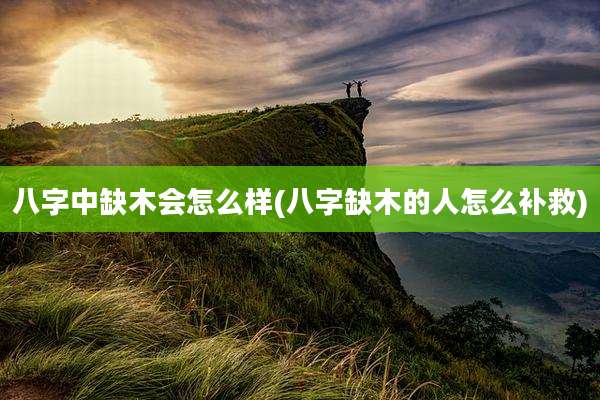 八字中缺木会怎么样(八字缺木的人怎么补救)