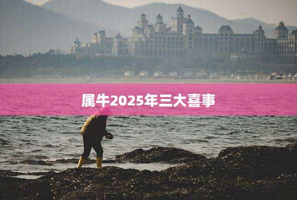 属牛2025年三大喜事