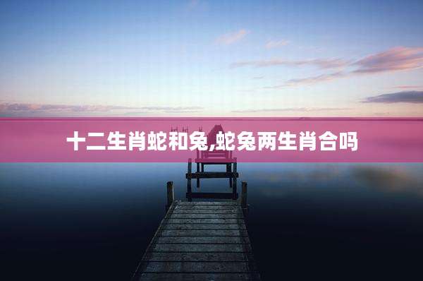 十二生肖蛇和兔,蛇兔两生肖合吗