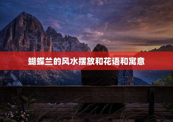 蝴蝶兰的风水摆放和花语和寓意