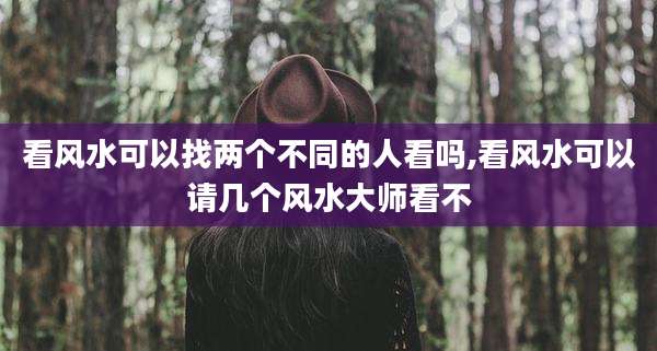 看风水可以找两个不同的人看吗,看风水可以请几个风水大师看不