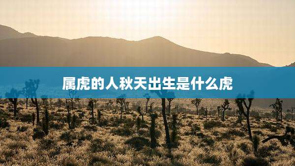 属虎的人秋天出生是什么虎