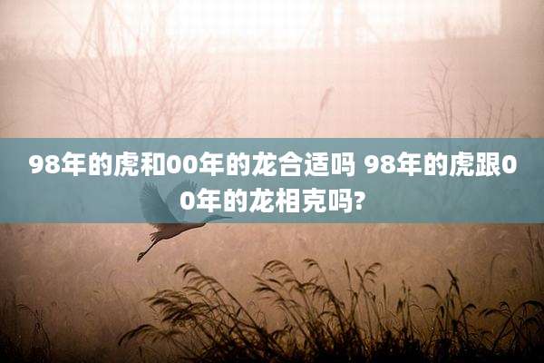 98年的虎和00年的龙合适吗 98年的虎跟00年的龙相克吗?