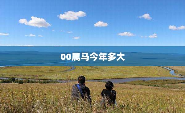 00属马今年多大