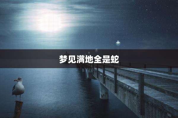 梦见满地全是蛇