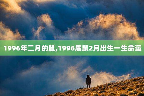 1996年二月的鼠,1996属鼠2月出生一生命运