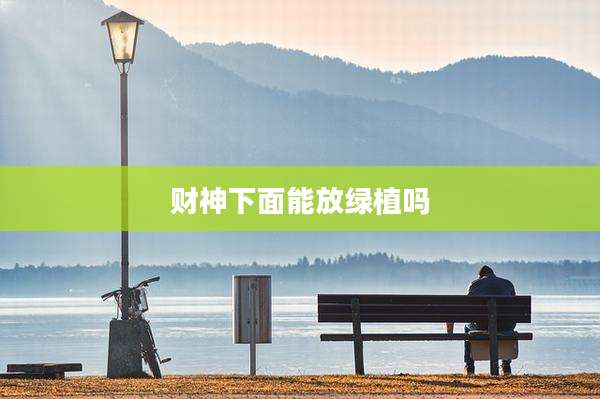 财神下面能放绿植吗
