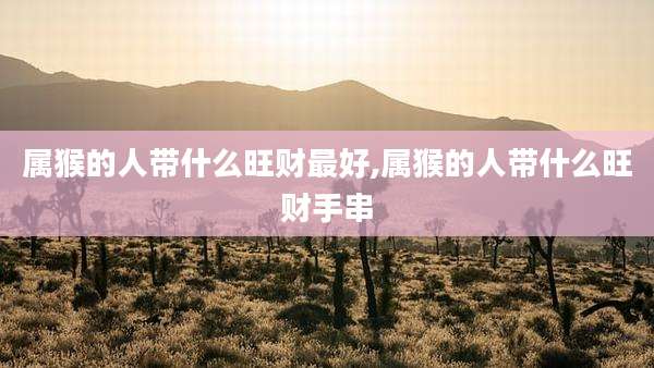 属猴的人带什么旺财最好,属猴的人带什么旺财手串