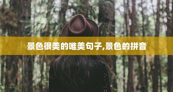 景色很美的唯美句子,景色的拼音