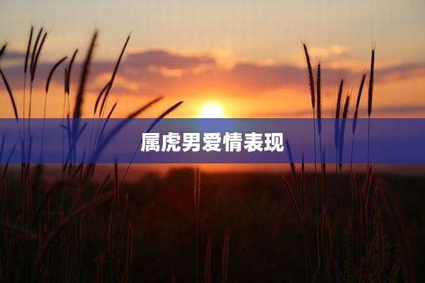 属虎男爱情表现