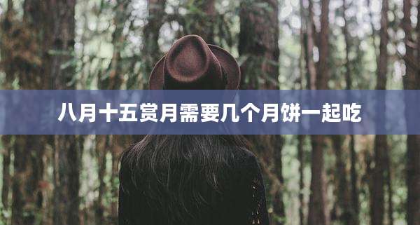 八月十五赏月需要几个月饼一起吃