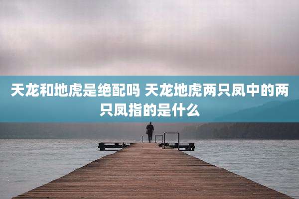 天龙和地虎是绝配吗 天龙地虎两只凤中的两只凤指的是什么