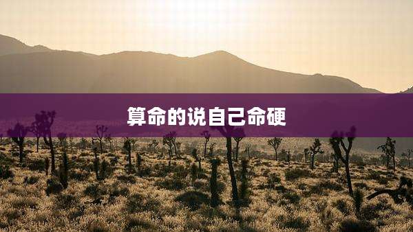 算命的说自己命硬