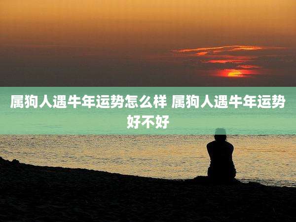 属狗人遇牛年运势怎么样 属狗人遇牛年运势好不好