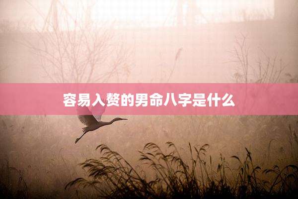 容易入赘的男命八字是什么