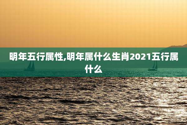 明年五行属性,明年属什么生肖2021五行属什么
