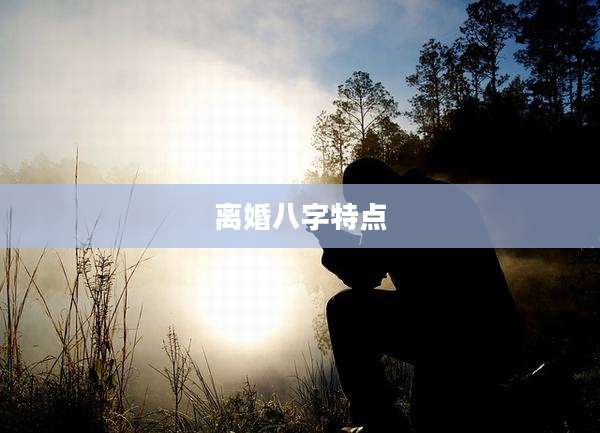 离婚八字特点
