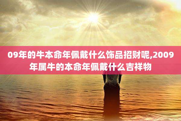 09年的牛本命年佩戴什么饰品招财呢,2009年属牛的本命年佩戴什么吉祥物