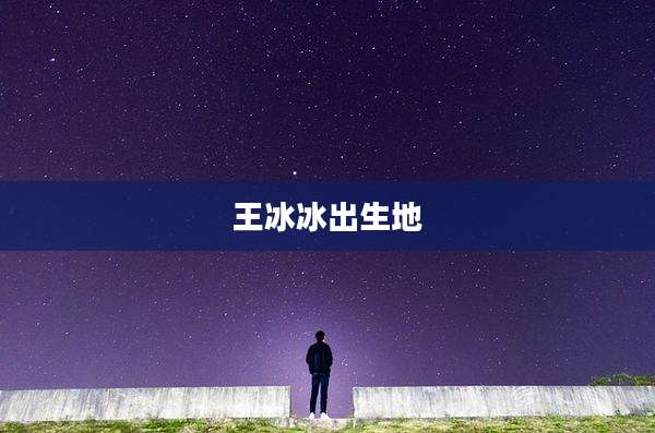王冰冰出生地