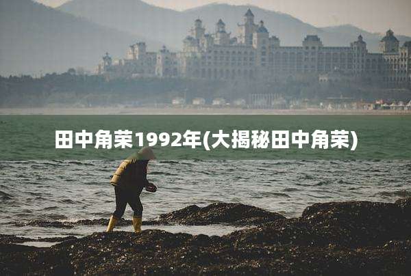 田中角荣1992年(大揭秘田中角荣)