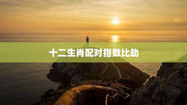 十二生肖配对指数比劫