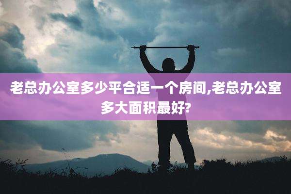 老总办公室多少平合适一个房间,老总办公室多大面积最好?