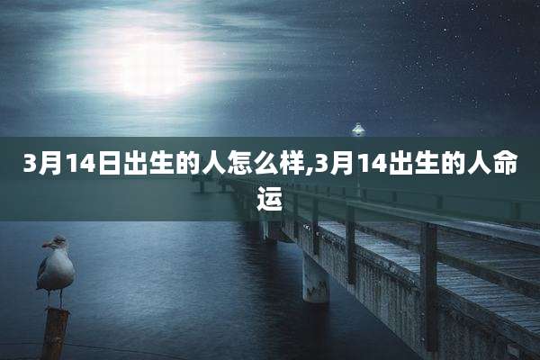3月14日出生的人怎么样,3月14出生的人命运