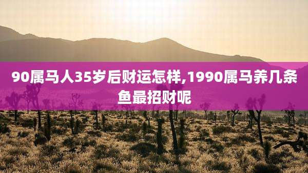 90属马人35岁后财运怎样,1990属马养几条鱼最招财呢