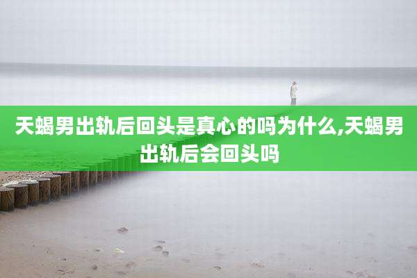 天蝎男出轨后回头是真心的吗为什么,天蝎男出轨后会回头吗