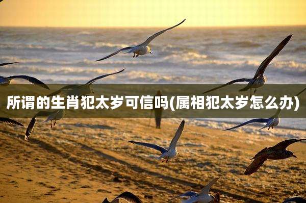所谓的生肖犯太岁可信吗(属相犯太岁怎么办)
