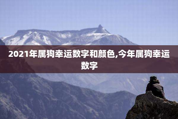 2021年属狗幸运数字和颜色,今年属狗幸运数字