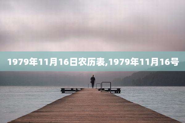 1979年11月16日农历表,1979年11月16号