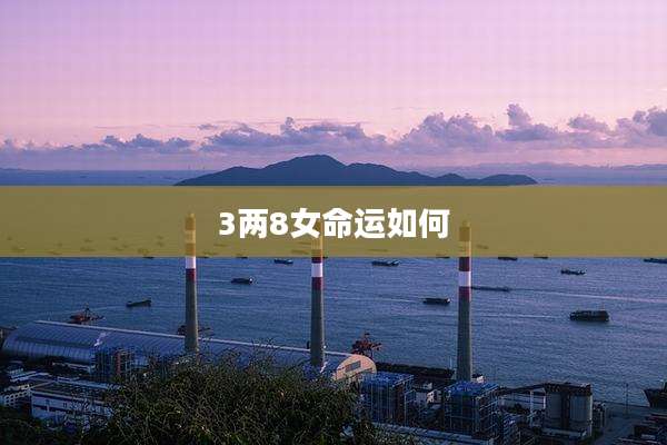 3两8女命运如何