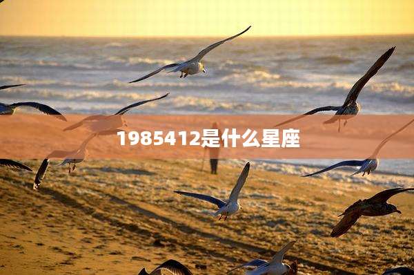 1985412是什么星座