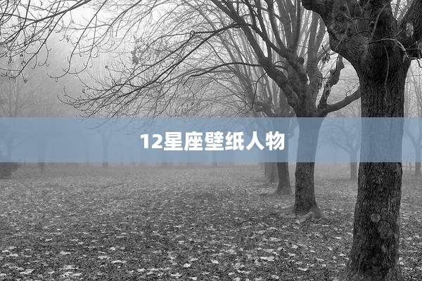 12星座壁纸人物