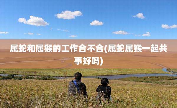 属蛇和属猴的工作合不合(属蛇属猴一起共事好吗)