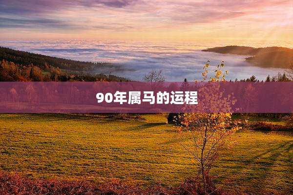90年属马的运程