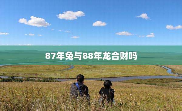 87年兔与88年龙合财吗