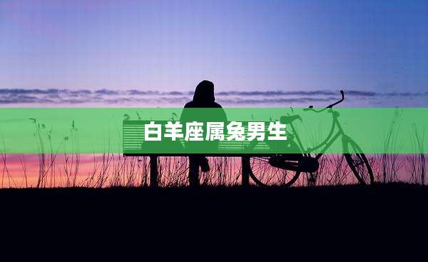 白羊座属兔男生