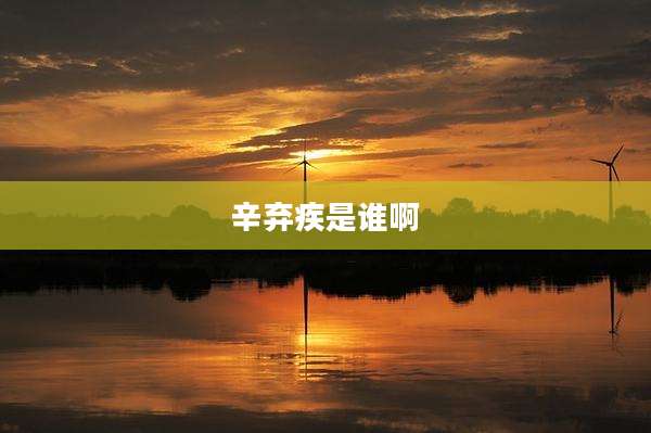 辛弃疾是谁啊