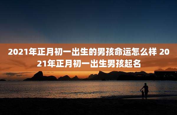2021年正月初一出生的男孩命运怎么样 2021年正月初一出生男孩起名