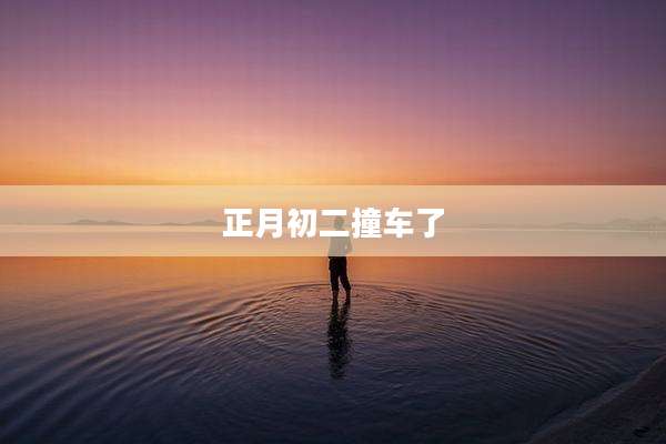 正月初二撞车了