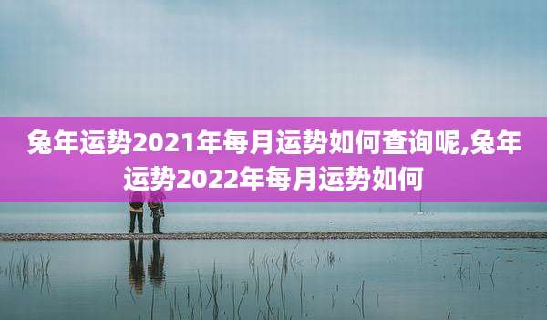 兔年运势2021年每月运势如何查询呢,兔年运势2022年每月运势如何