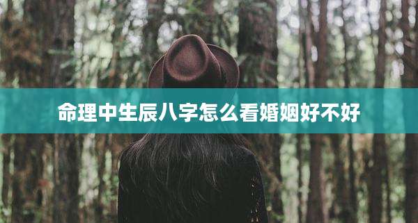 命理中生辰八字怎么看婚姻好不好